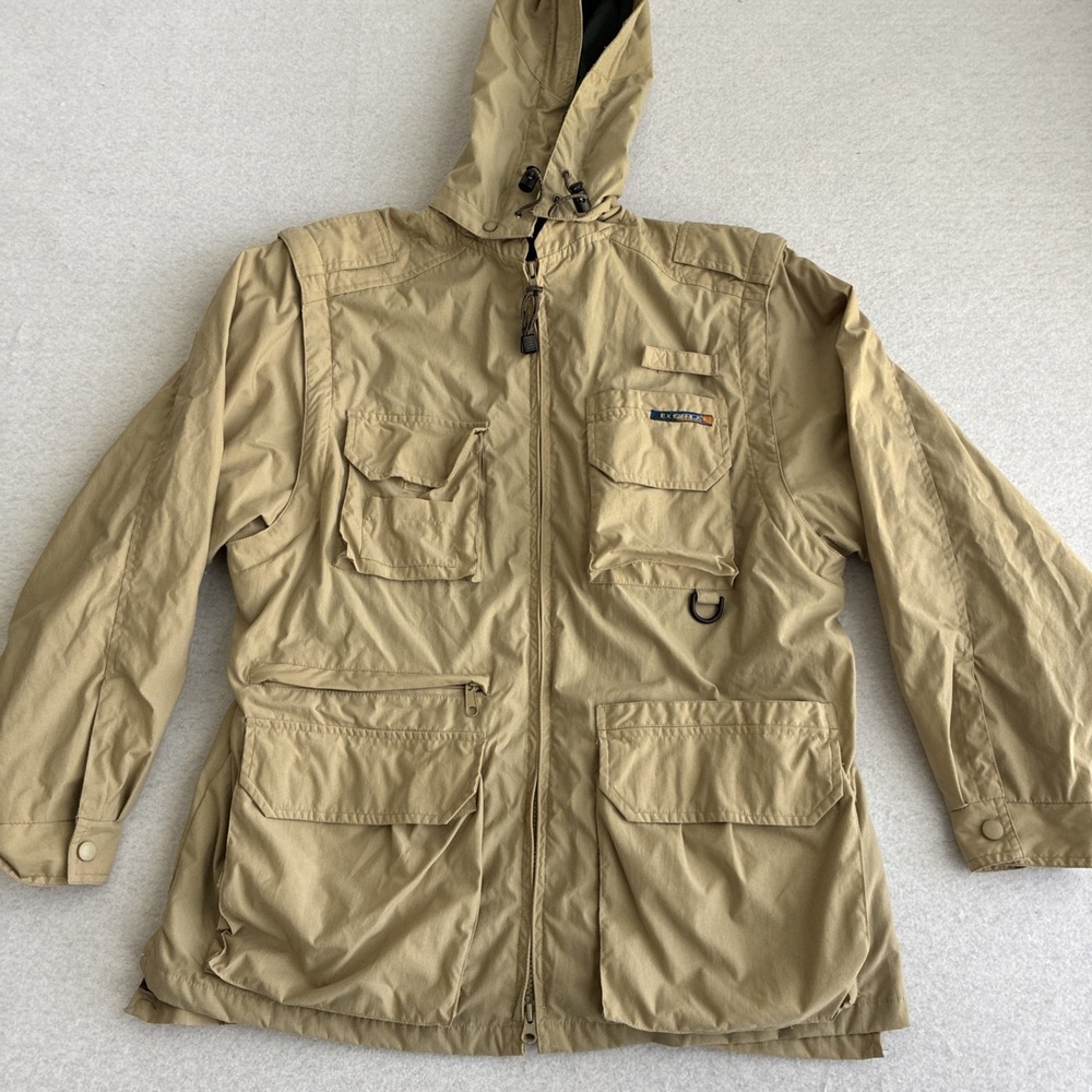 Ex Officio Travel Wear Jacket Men's Medium Convertible Fishing Cargo Safari